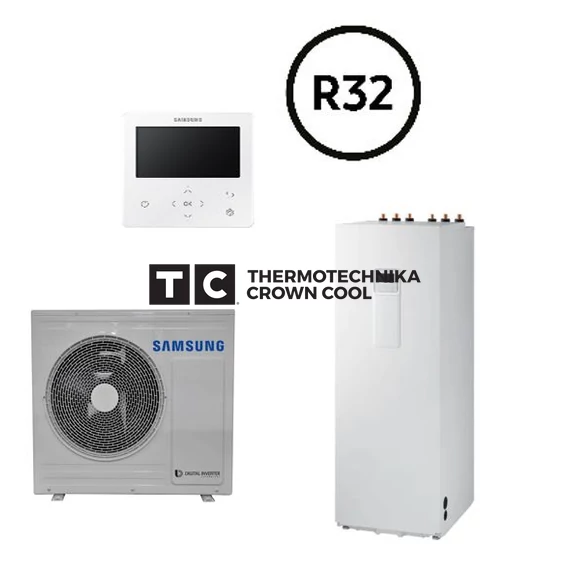 Samsung AE260RNWSEG/EU + AE060RXEDEG/EU hőszivattyú SPLIT 6 kW (220-R32)