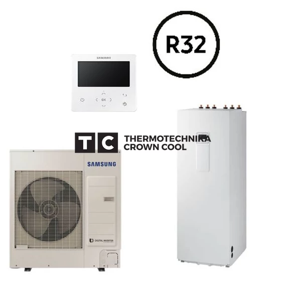 Samsung AE260RNWSGG/EU + AE090RXEDGG/EU hőszivattyú SPLIT 9 kW (380-R32)